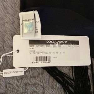 Dolce and Gabbana scarf, brand, new, with tags. Comes in original packaging.